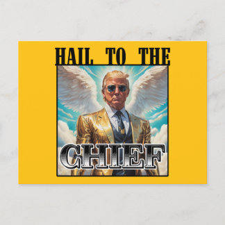 Cartão Postal Salve ao chefe - Trump 2024