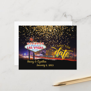 Cartão Postal Salve o Cartão-postal Personalizado em Las Vegas