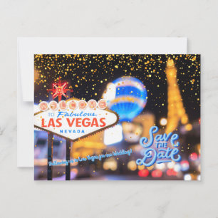Cartão Postal Salve o Cartão-postal Personalizado em Las Vegas