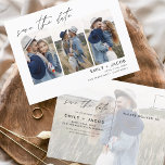 Cartão Postal Salve o Data Boho Minimalista Photo Modern<br><div class="desc">Capture a essência da sua história de amor com o nosso Cartão-postal Minimalista de Foto para Salvar o Data Boho. Este postal é uma fusão de minimalismo contemporâneo e charme boêmico, fazer a escolha perfeita para anunciar seu próximo casamento. Apresentando sua querida foto de noivado, este cartão-postal se torna uma...</div>