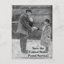 Cartão Postal Salve o postal do Serviço Postal dos Estados Unido