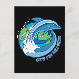 Cartão Postal Salve os Golfinhos