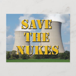 Cartão Postal Salve Os Nukes