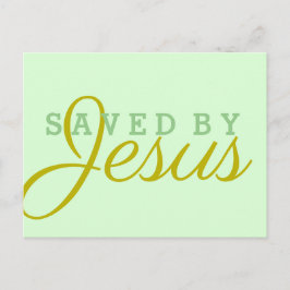 Cartão Postal Salvo por Jesus