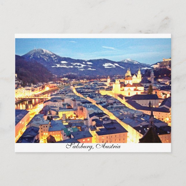 Cartão Postal Salzburg (Frente)