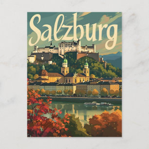 Cartão Postal Salzburg Vintage
