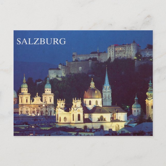Cartão Postal Salzburgo (Frente)