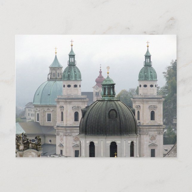 Cartão Postal Salzburgo, Áustria. (Frente)