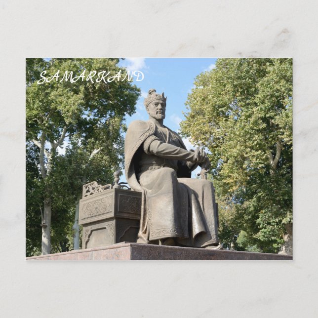 Cartão Postal Samarkand, Usbequistão (Frente)