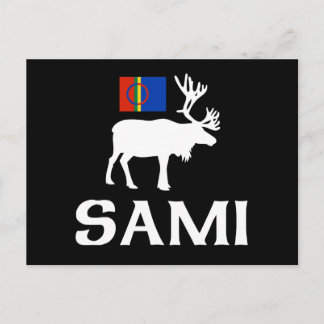 Cartão Postal Sami, as Pessoas de Oito Assons