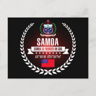 Cartão Postal Samoa