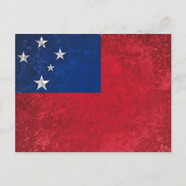 Cartão Postal Samoa (Frente)