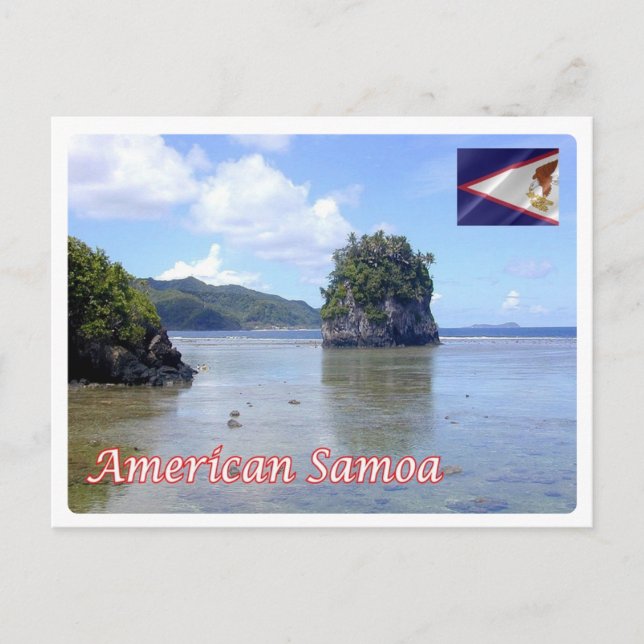 Cartão Postal Samoa Americana - (Frente)