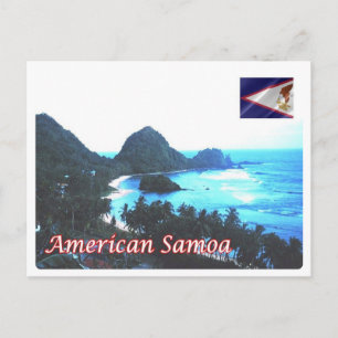 Cartão Postal Samoa Americana - Costa -