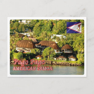 Cartão Postal Samoa Americana - Pago Pago -