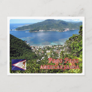 Cartão Postal Samoa Americana - Pago Pago -