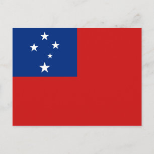 Cartão postal Samoa Flag