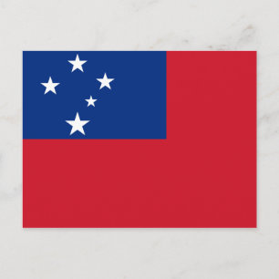 Cartão postal Samoa Flag