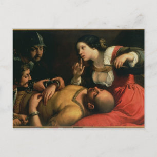 Cartão Postal Samson e Delilah