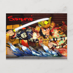 CARTÃO POSTAL SAMURAI