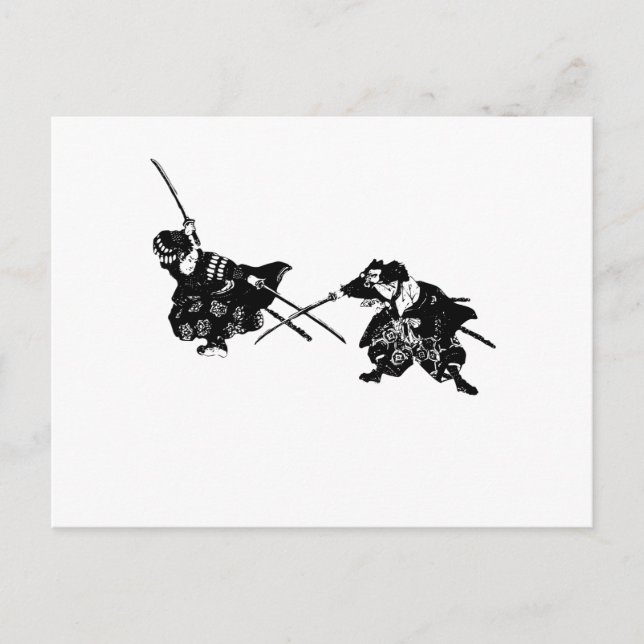 Cartão Postal samurai (Frente)