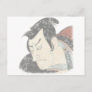 Cartão Postal Samurai desvaneceu