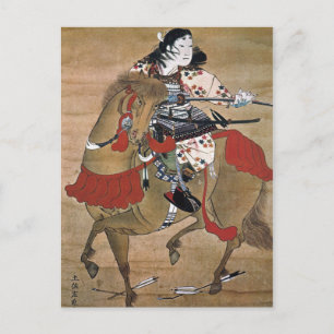 Cartão Postal Samurai Montado