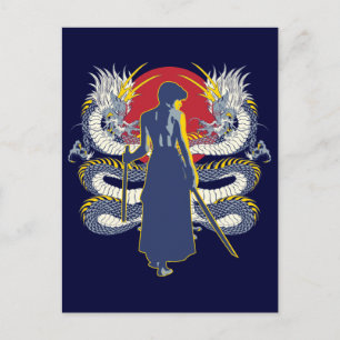 Cartão Postal Samurai Seven