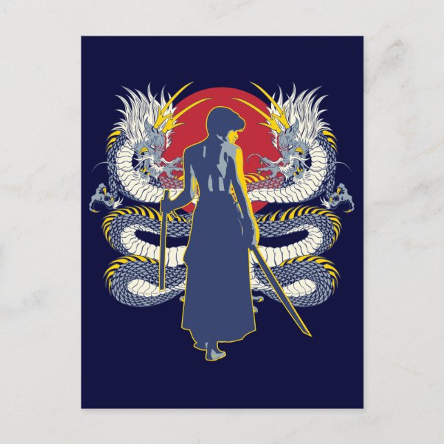 Cartão Postal Samurai Seven (Frente)