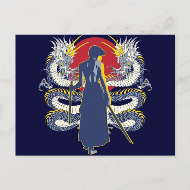 Cartão Postal Samurai Seven (Frente)