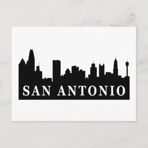 Cartão Postal San Antonio Skyline