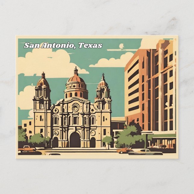 Cartão Postal San Antonio, Texas (Frente)