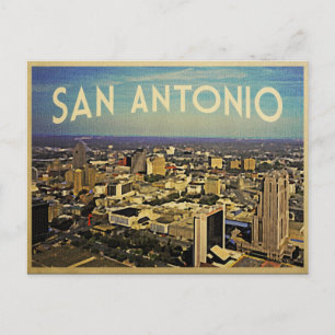 Cartão Postal San Antonio Texas Skyline
