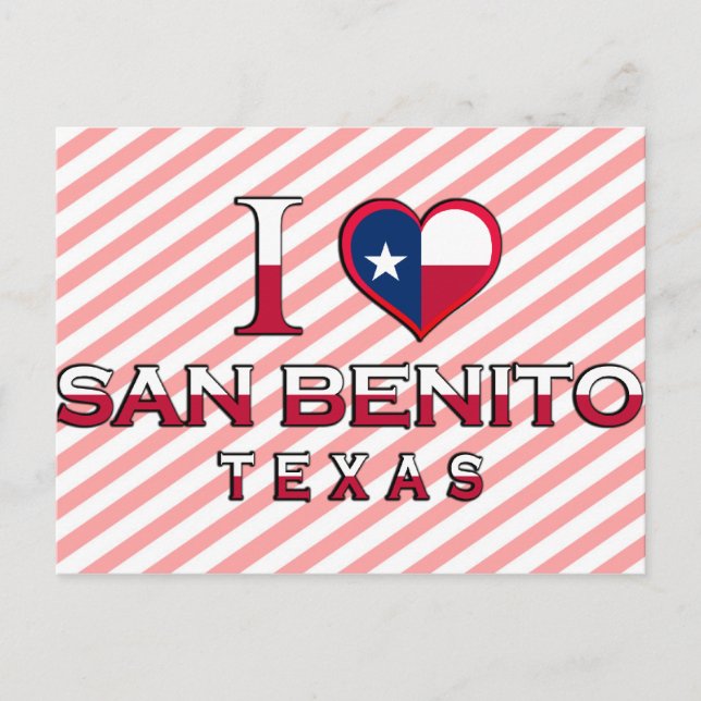 Cartão Postal San Benito, Texas (Frente)