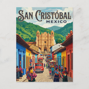 Cartão Postal San Cristóbal de las Casas México