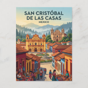 Cartão Postal San Cristóbal de las Casas México