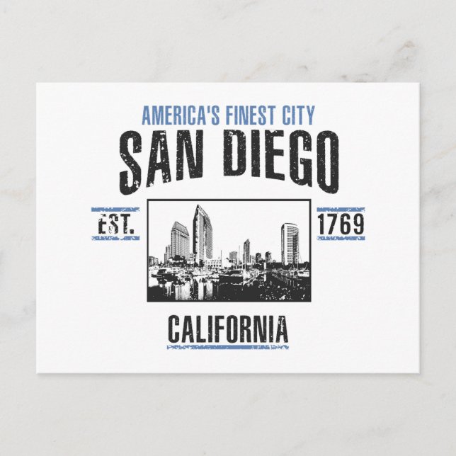Cartão Postal San Diego (Frente)