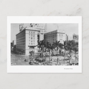 Cartão Postal San Diego, CA City View do Hotel Grant dos EUA