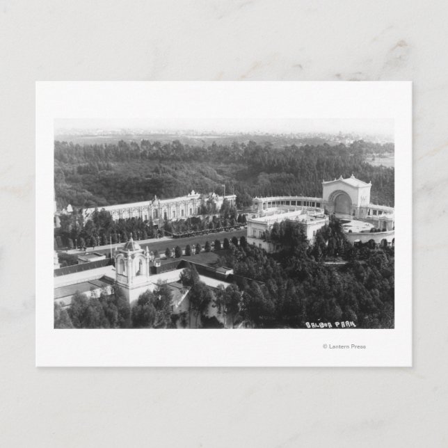 Cartão Postal San Diego, CA View da Fotografia do Parque Balboa (Frente)