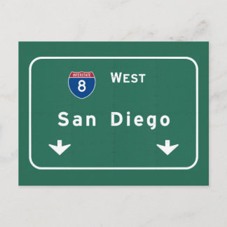 Cartão Postal San Diego California Interstate Highway Freeway :
