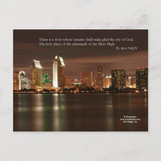 Cartão Postal San Diego Lights