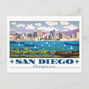 Cartão Postal San Diego Skyline