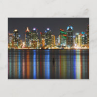 San Diego Skyline à Noite