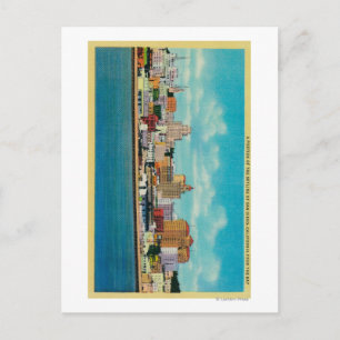 Cartão Postal San Diego Skyline da BaySan Diego, CA