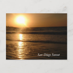 Cartão postal San Diego Sunset
