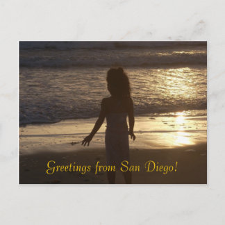 Cartão Postal San Diego Sunset