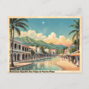 Cartão Postal San Felipe de Puerto Plata Vintage