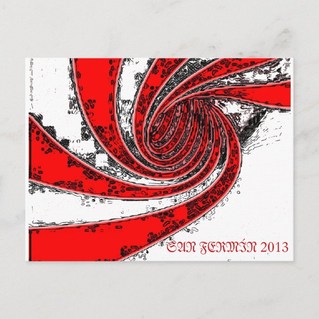 CARTÃO POSTAL SAN-FERMÍN,PAMPLONA,7JULIO,ENCIERRO,TXUPINAZO,FIOS (Frente)