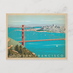 Cartão Postal San Francisco, CA - Porta do Ouro