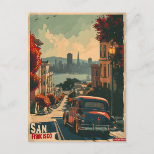 Cartão Postal San Francisco Coastal Nostalgia Vintage